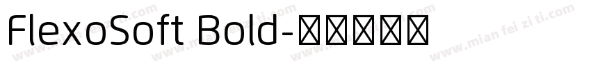 FlexoSoft Bold字体转换